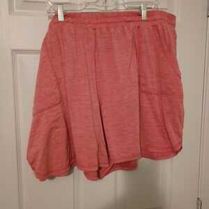 Women's Athletic Shorts in Coral